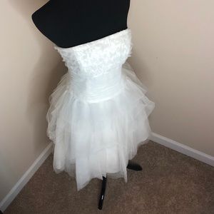 Winter White Tulle Dress